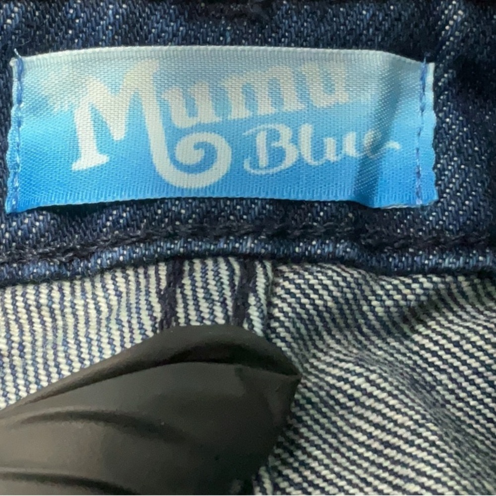 Show Me Your Mumu Houston Dark Wash Distressed High Rise Shorts Women’s 25 - Picture 3 of 5